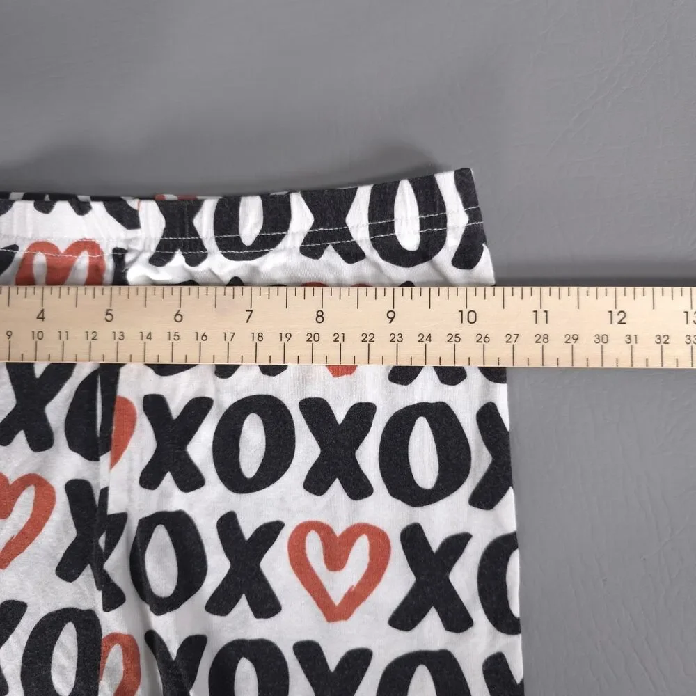 GIGI‎ AND MAX Girls Pajama Size 8Y Set XOXO Heart Long Sleeve Top Pants